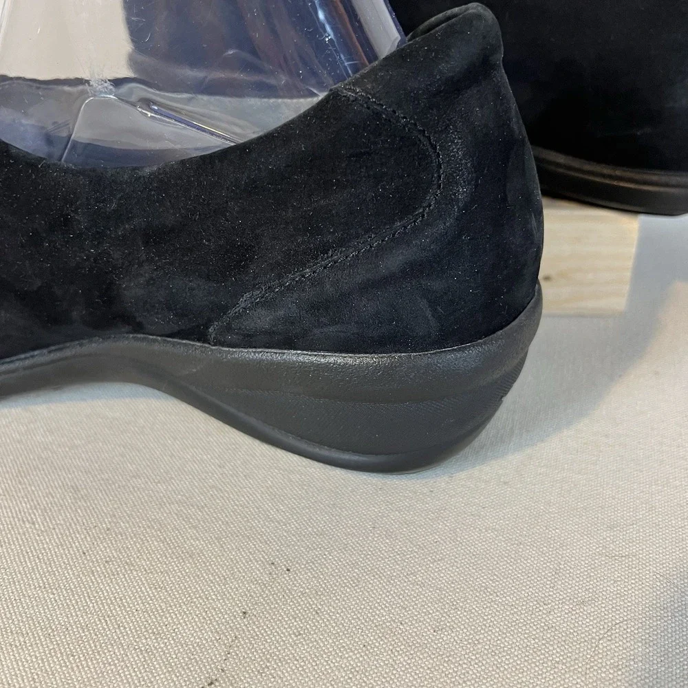 Waldlaufer Women's Black Suede Shoe 9.5 Comfort Supportive Style‎ Work Going Out